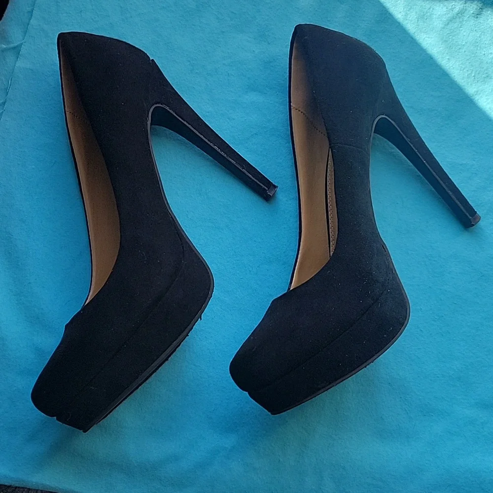 Chinese Laundry Black High Heels Size 9.5 - Picture 4 of 4